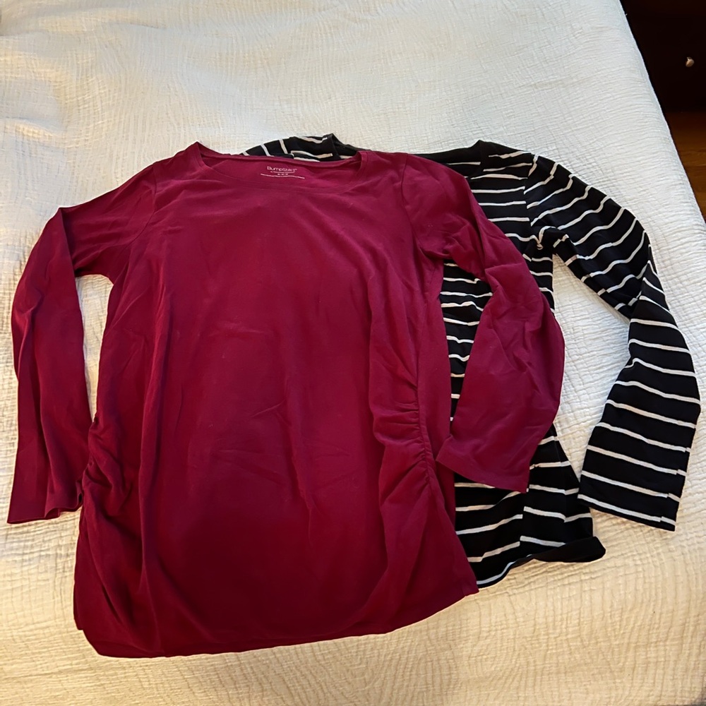 2-Pack Maternity Long Sleeve Tops